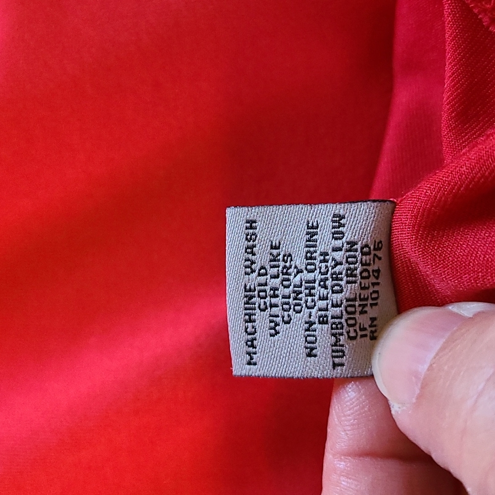 Ohio State Buckeyes Red Half Zip Jacket, Large, Excellent Condition - Picture 8 of 8